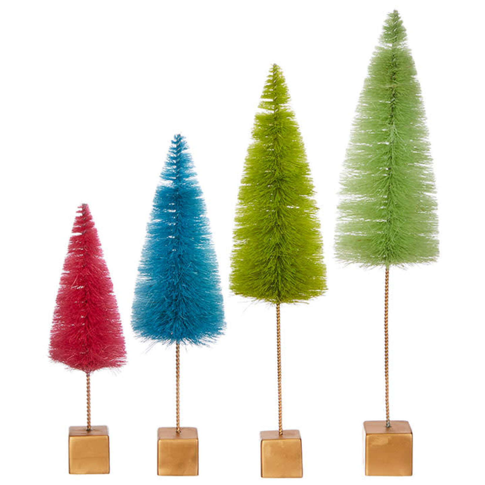 m. lynne designs bottlebrush tree on gold base