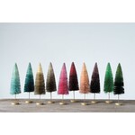 tall bottlebrush tree on gold base