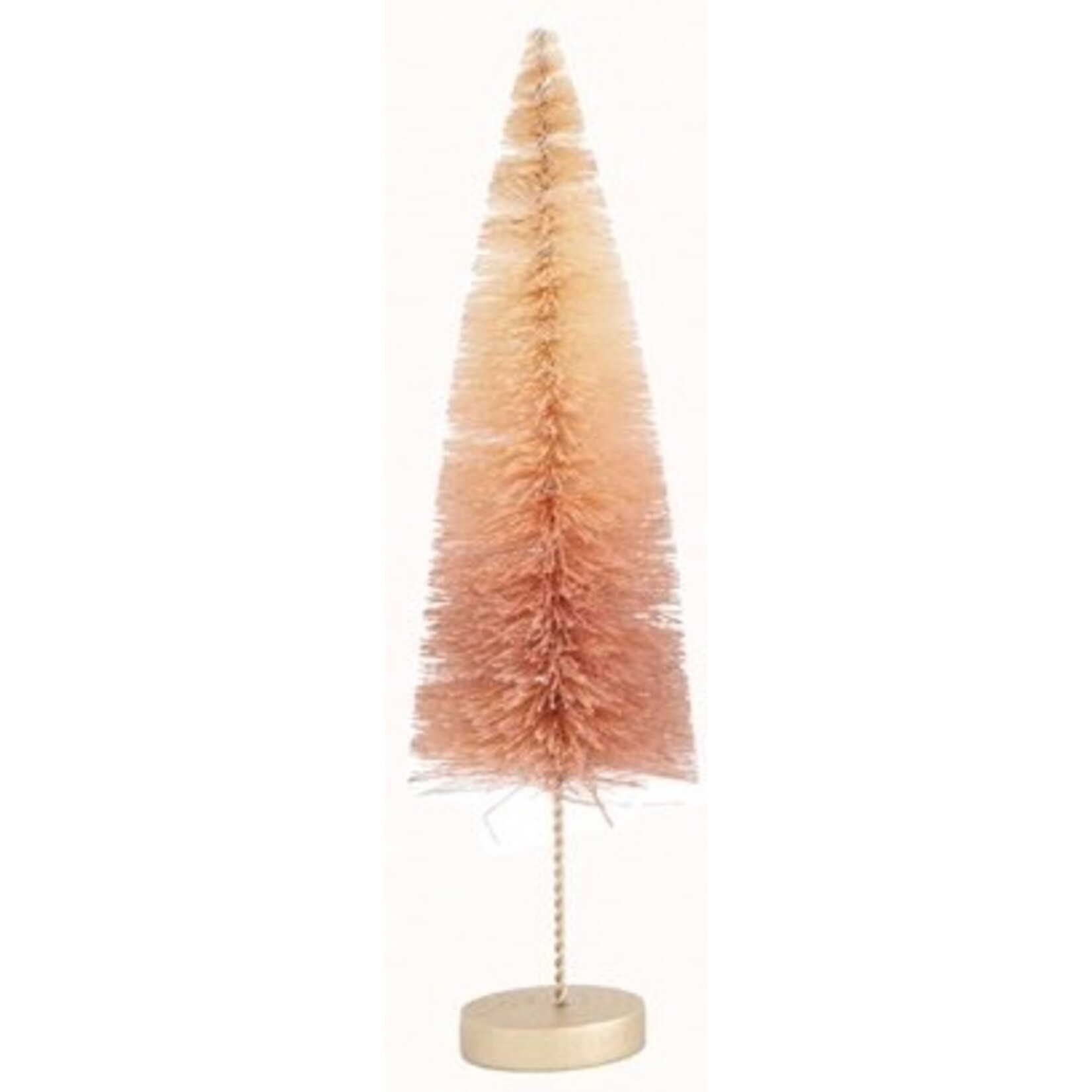 tall bottlebrush tree on gold base