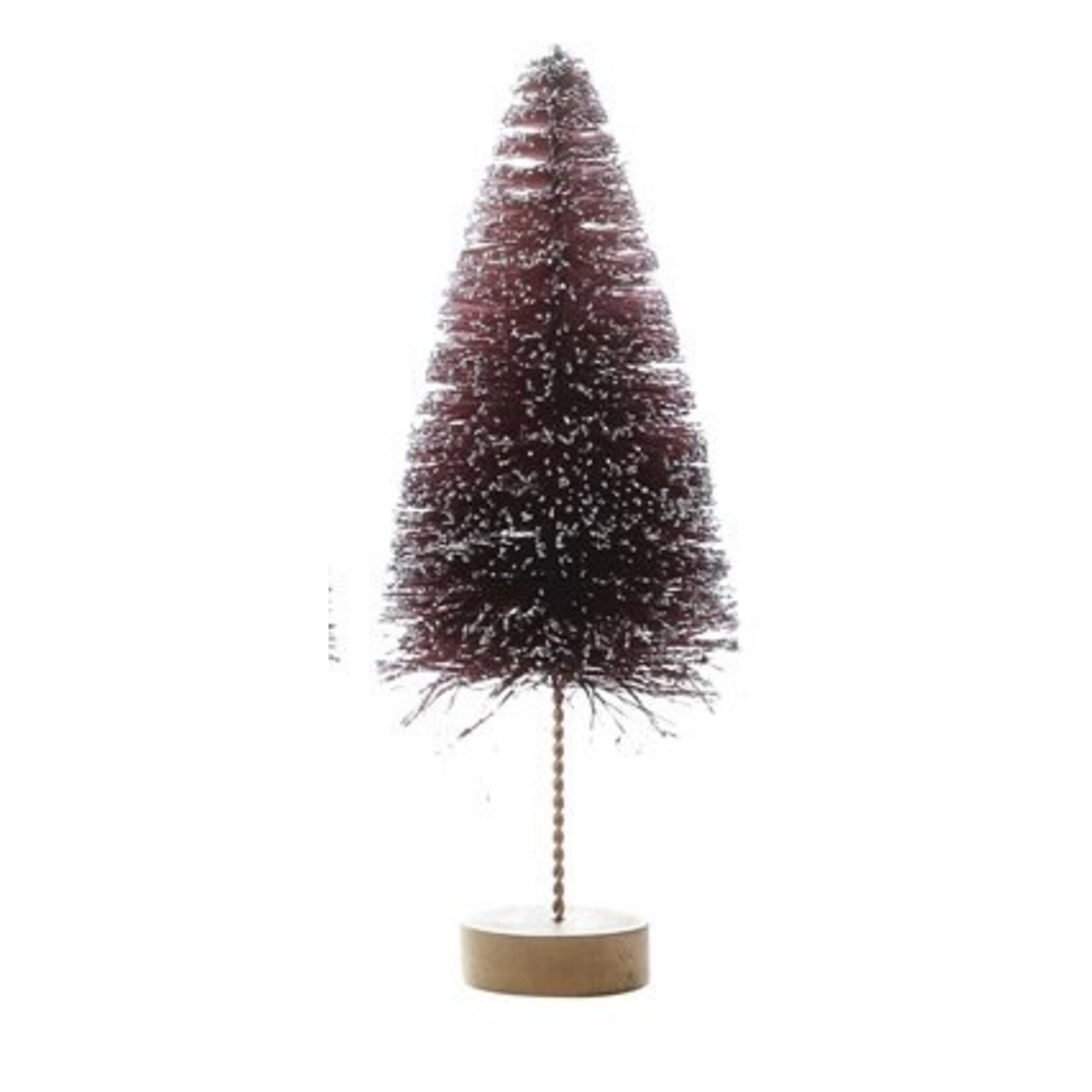 medium bottlebrush tree on wood base