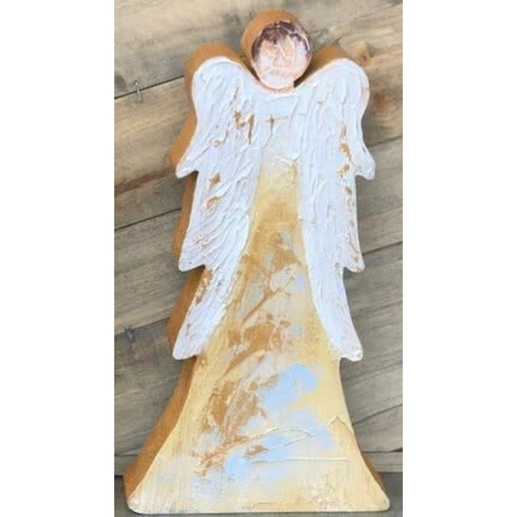 m. lynne designs painted angel block