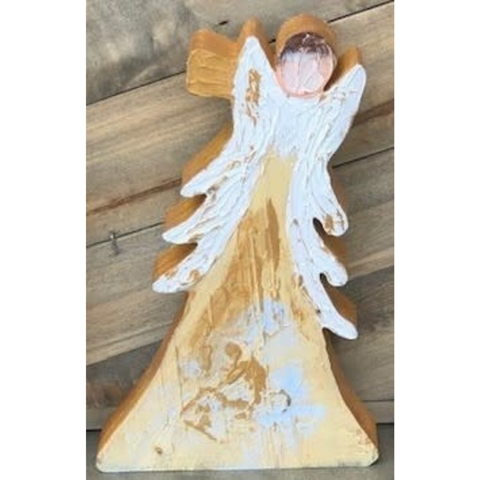 m. lynne designs painted angel block