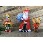 m. lynne designs painted christmas block