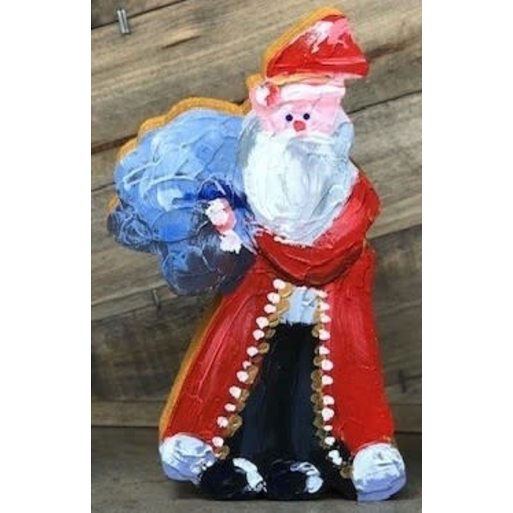 m. lynne designs painted christmas block