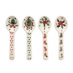 m. lynne designs christmas stoneware spoon