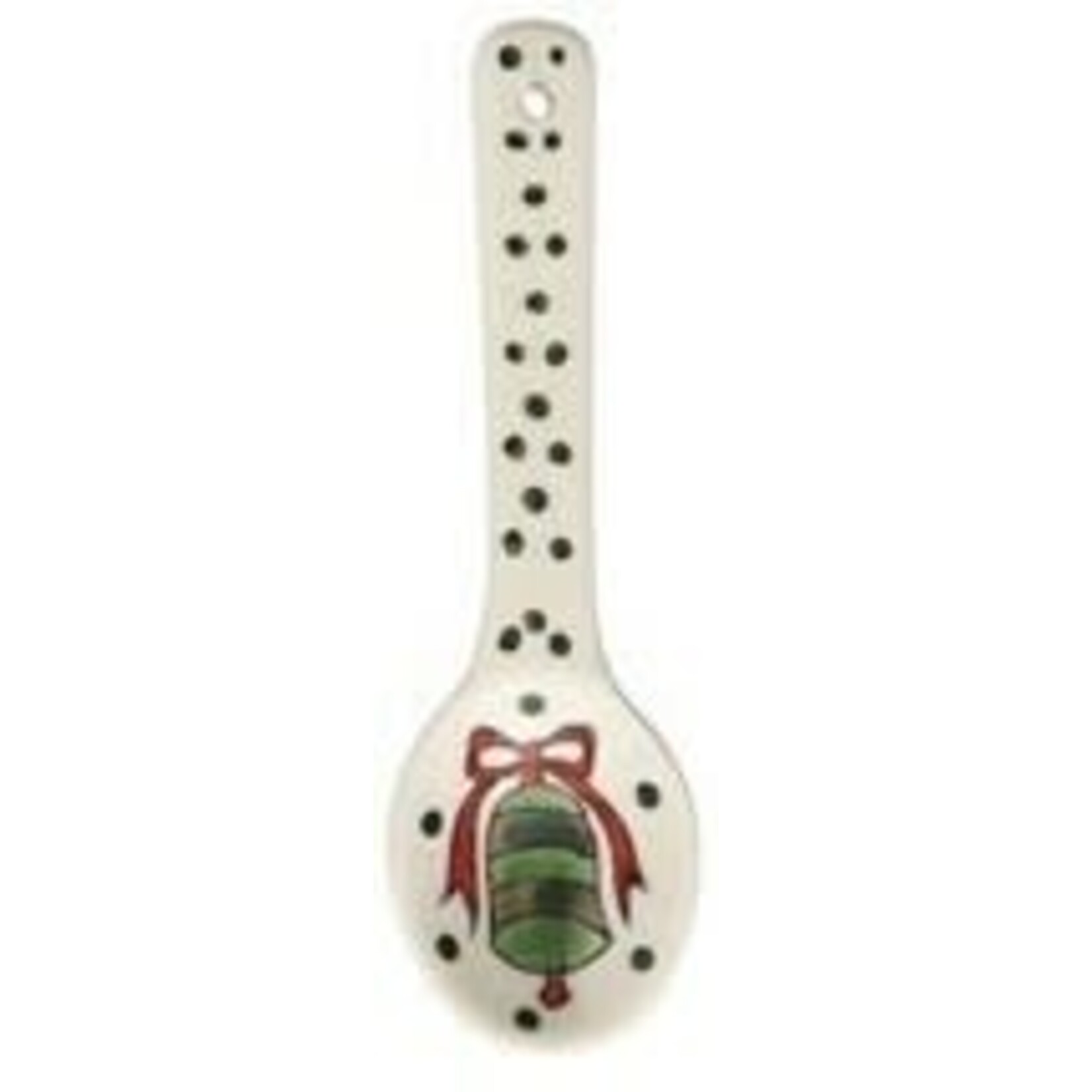 m. lynne designs christmas stoneware spoon