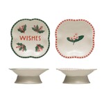 m. lynne designs christmas pedestal trinket dish