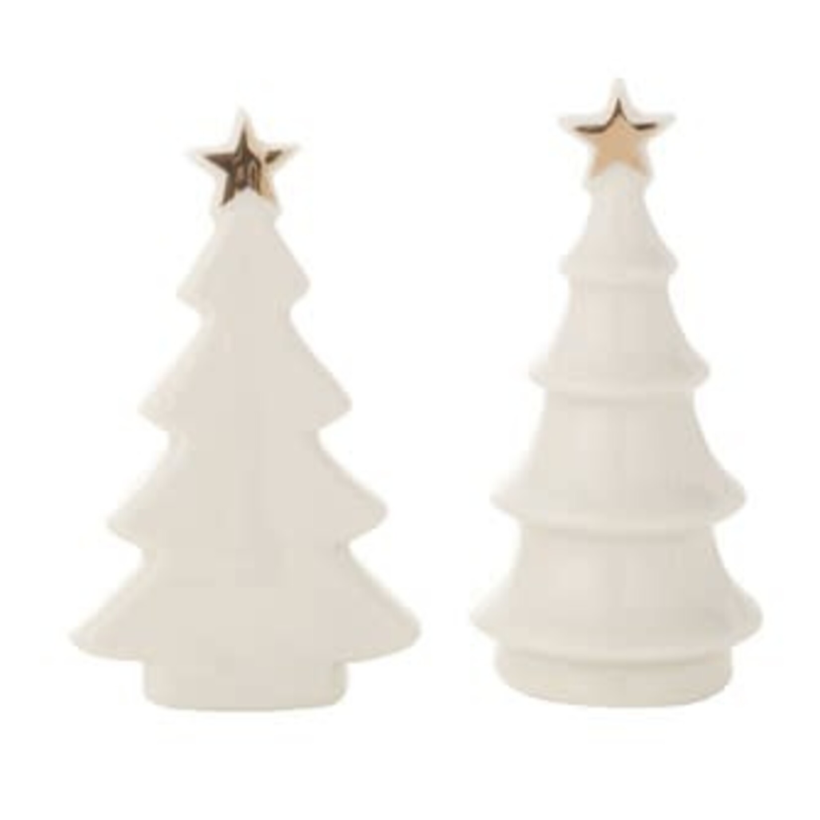 m. lynne designs ceramic white tree with gold star
