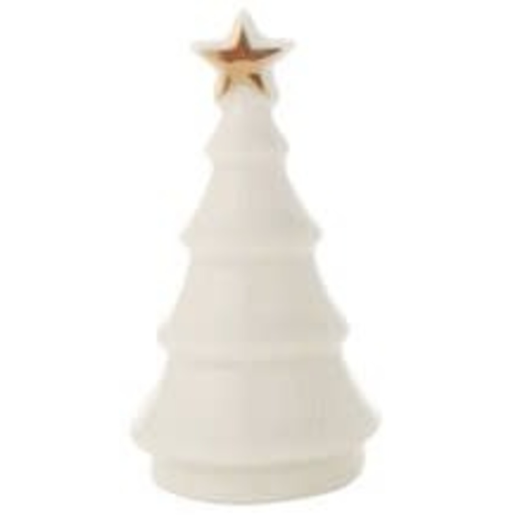 m. lynne designs ceramic white tree with gold star
