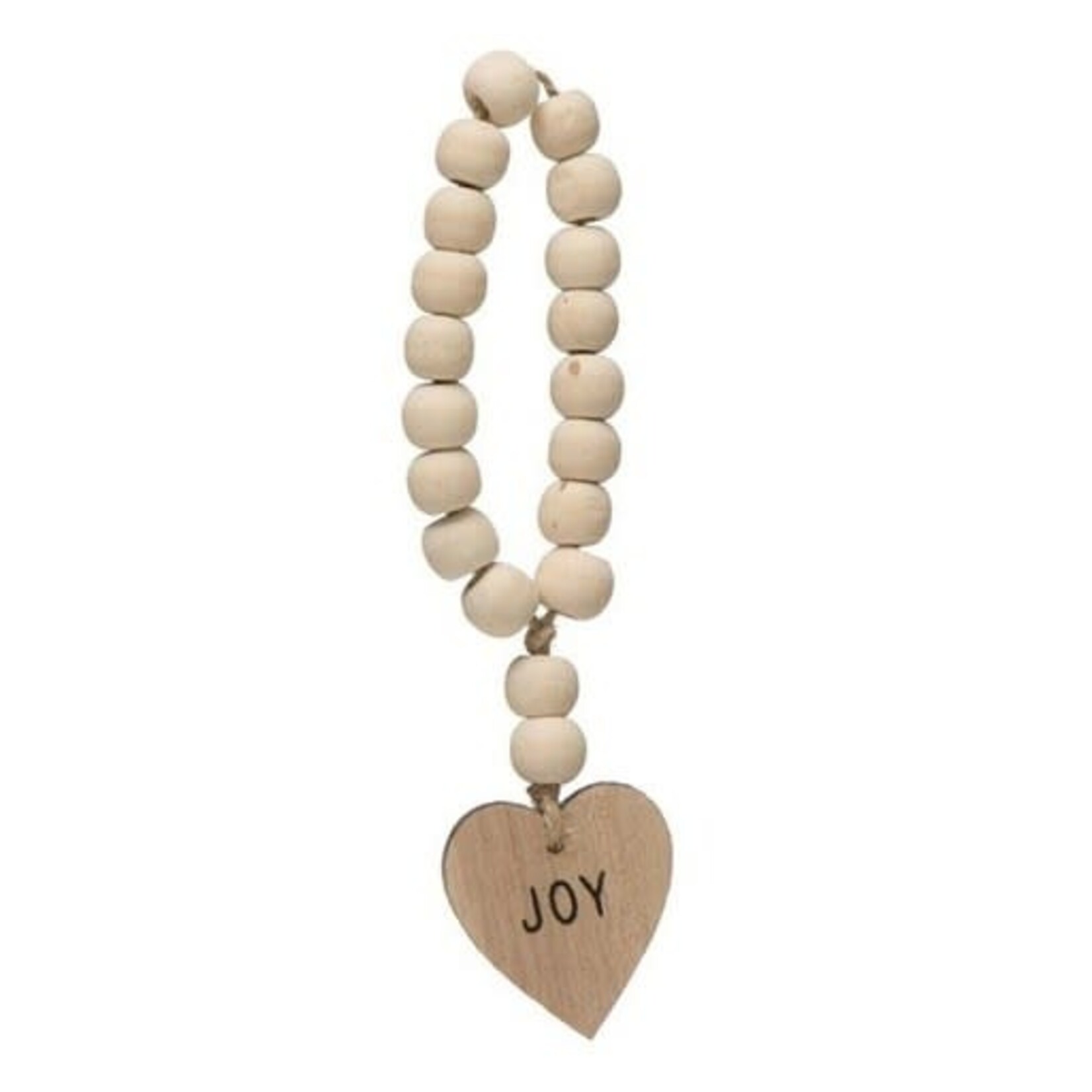 m. lynne designs christmas wood bead wine charm