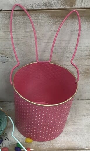 available at m. lynne designs Easter Bucket with Rabbit Ears