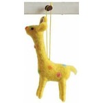 m. lynne designs wool circus animal ornament
