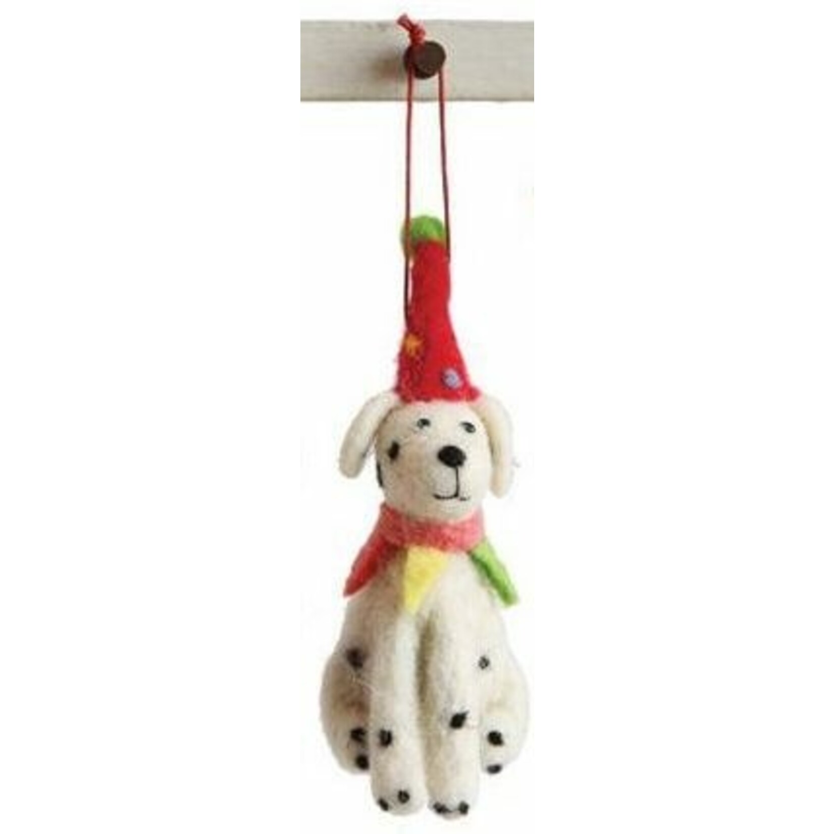 m. lynne designs wool circus animal ornament