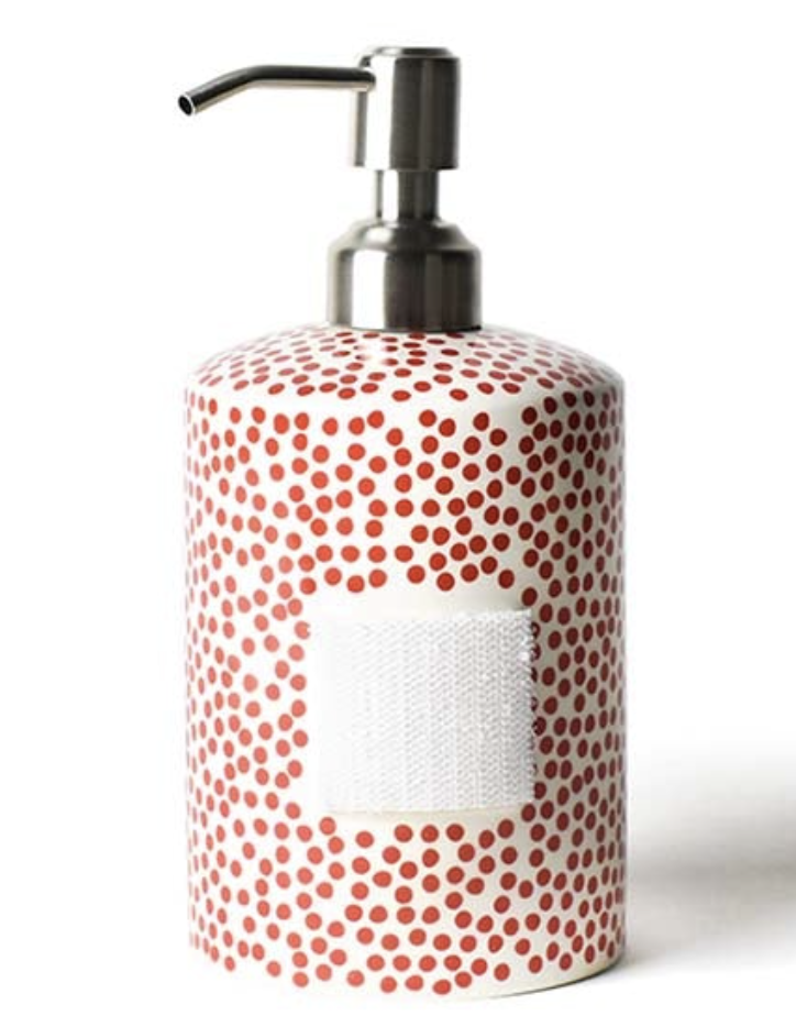happy everything Red Small Dot Soap Pump