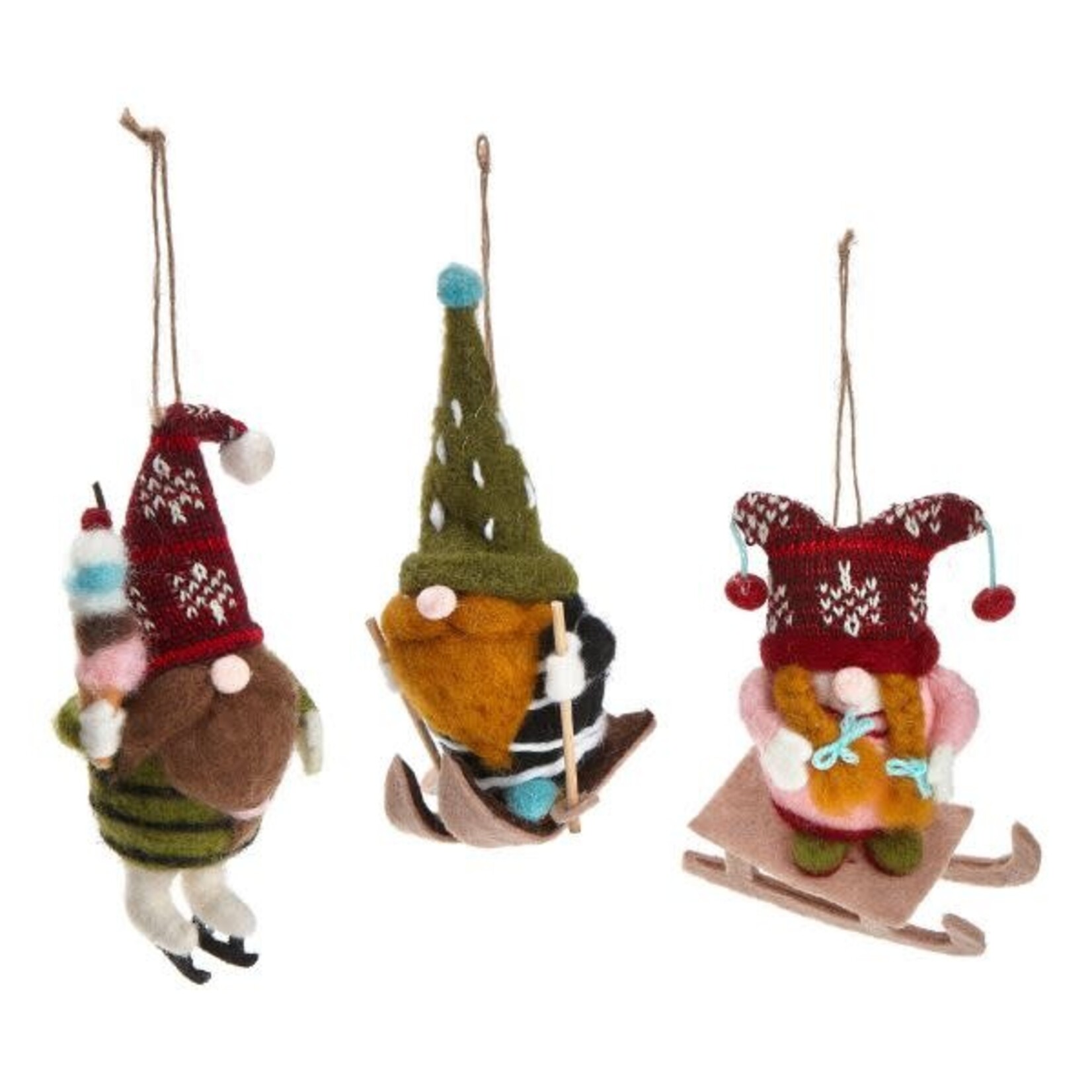 m. lynne designs sporty gnomie ornament