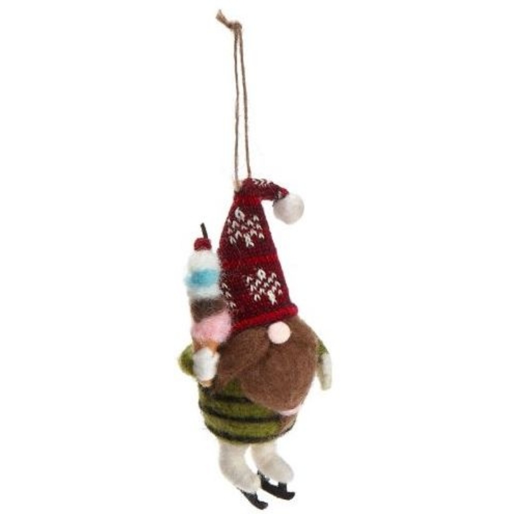 m. lynne designs sporty gnomie ornament