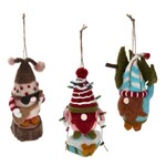 m. lynne designs festive gnomies ornament
