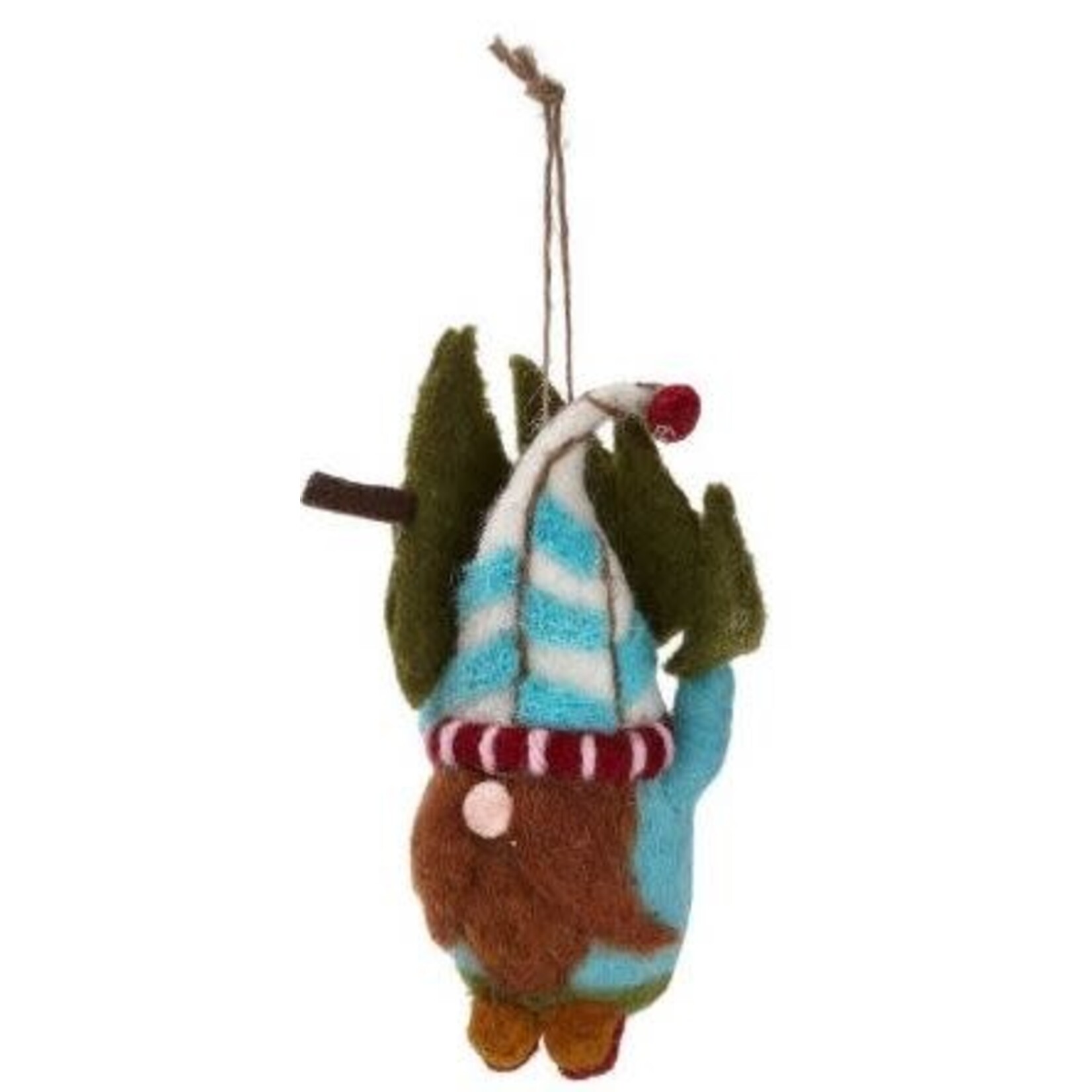 m. lynne designs festive gnomies ornament