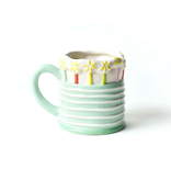 happy everything Sparkle Cake Shaped Mug