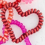 natural life heart teletie scrunchie