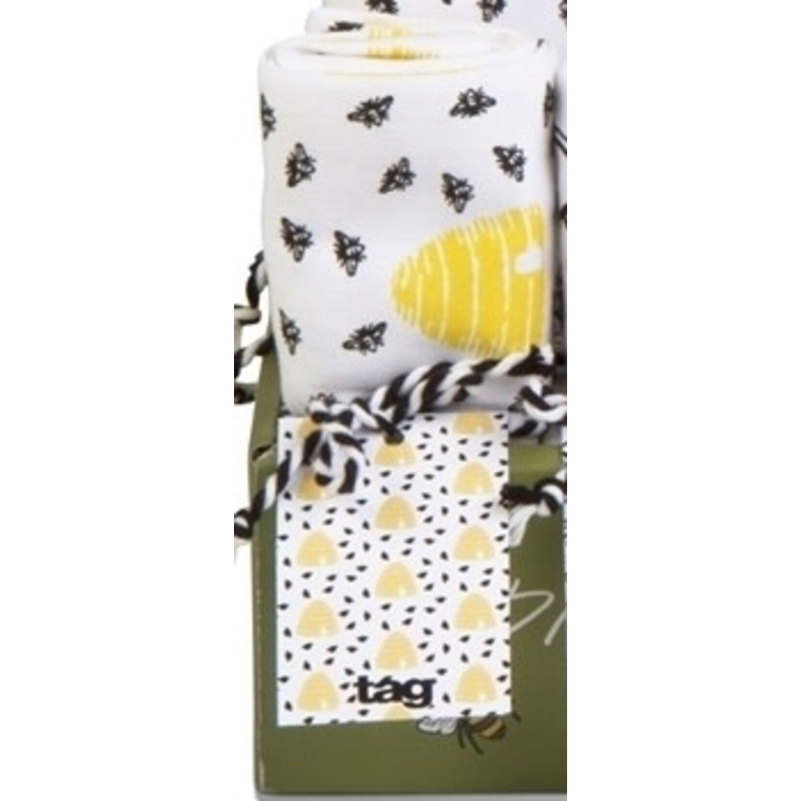 m. lynne designs bee tea towel