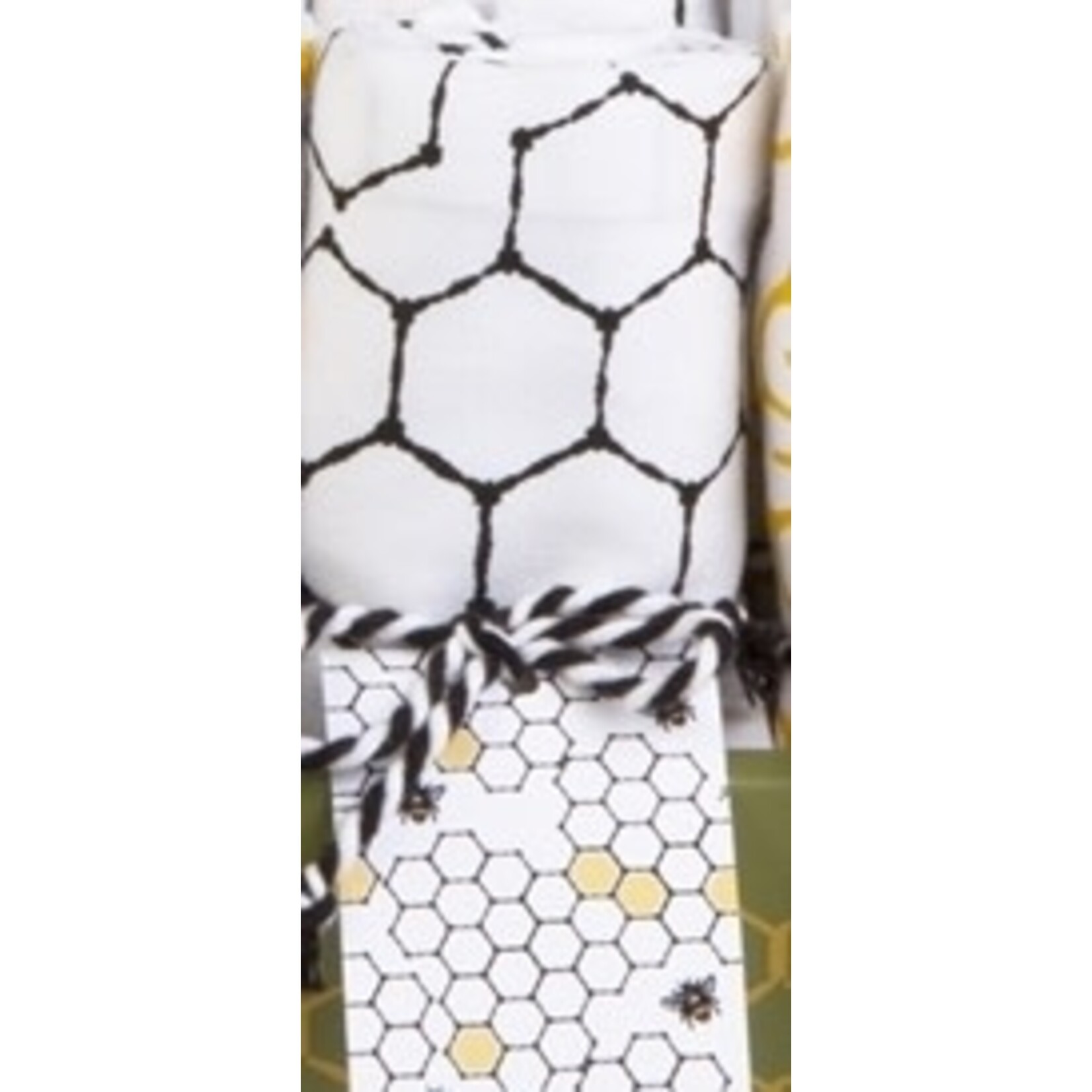 m. lynne designs bee tea towel