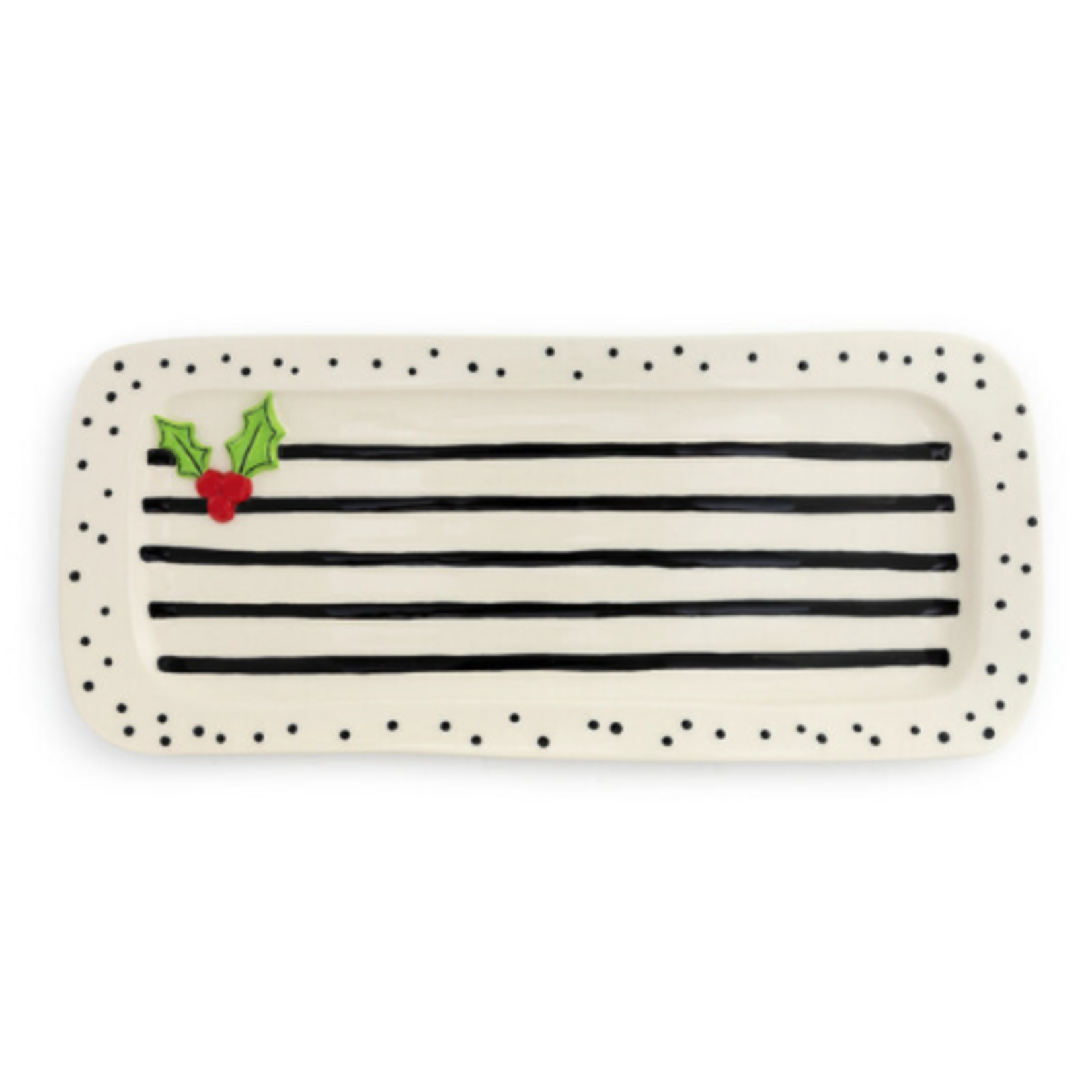 m. lynne designs two level christmas platter