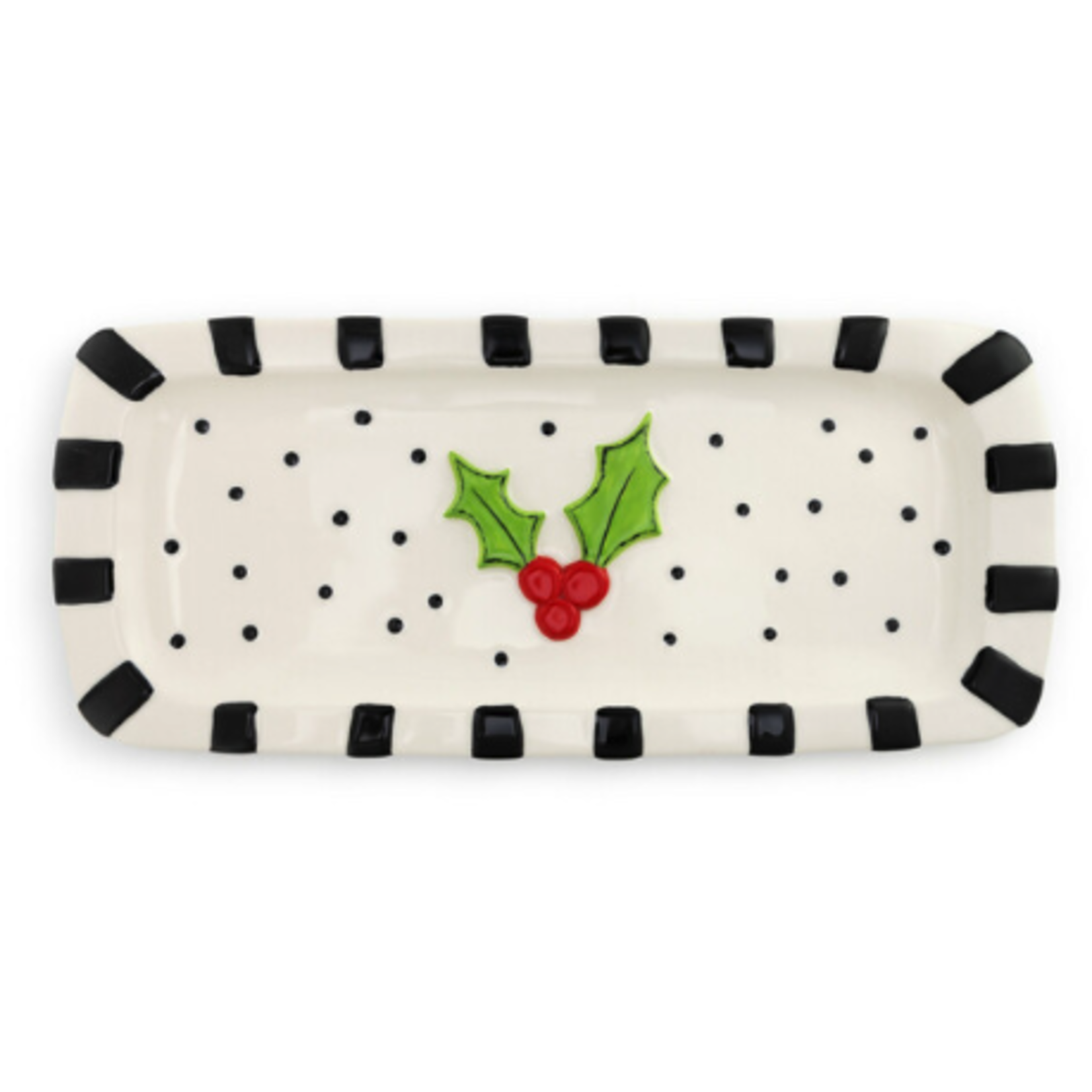 m. lynne designs two level christmas platter