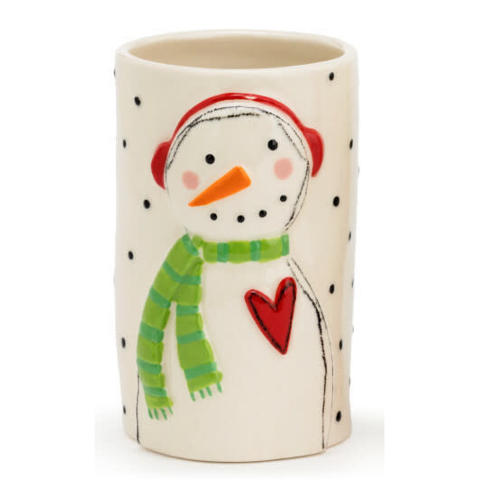 m. lynne designs christmas vase