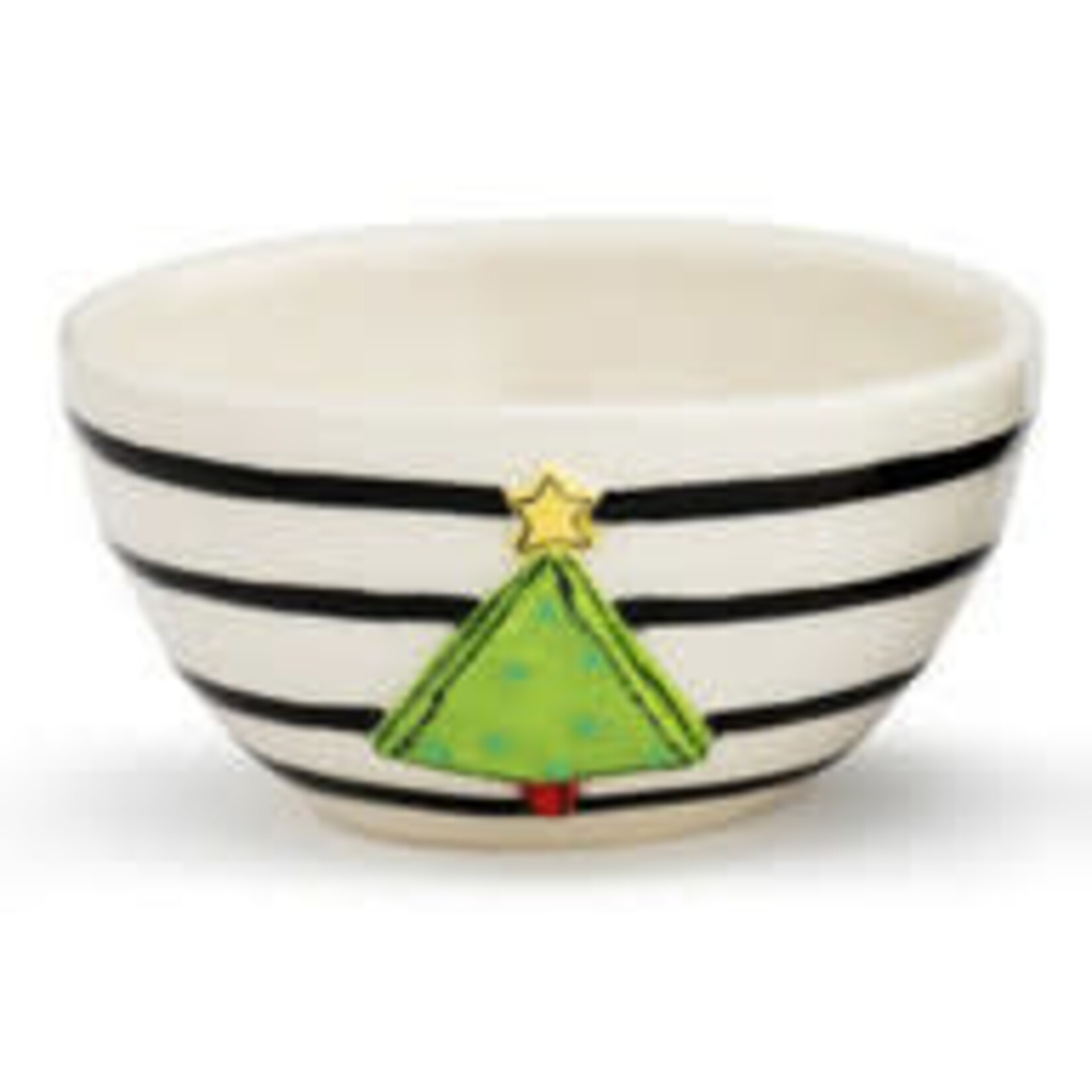 m. lynne designs christmas pattern dip bowl