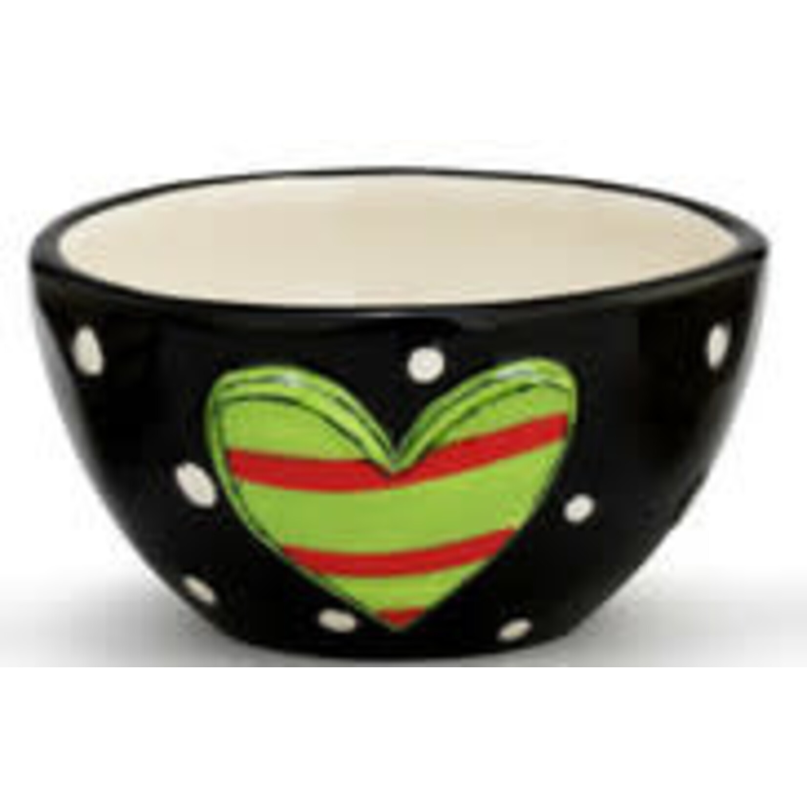 m. lynne designs christmas pattern dip bowl