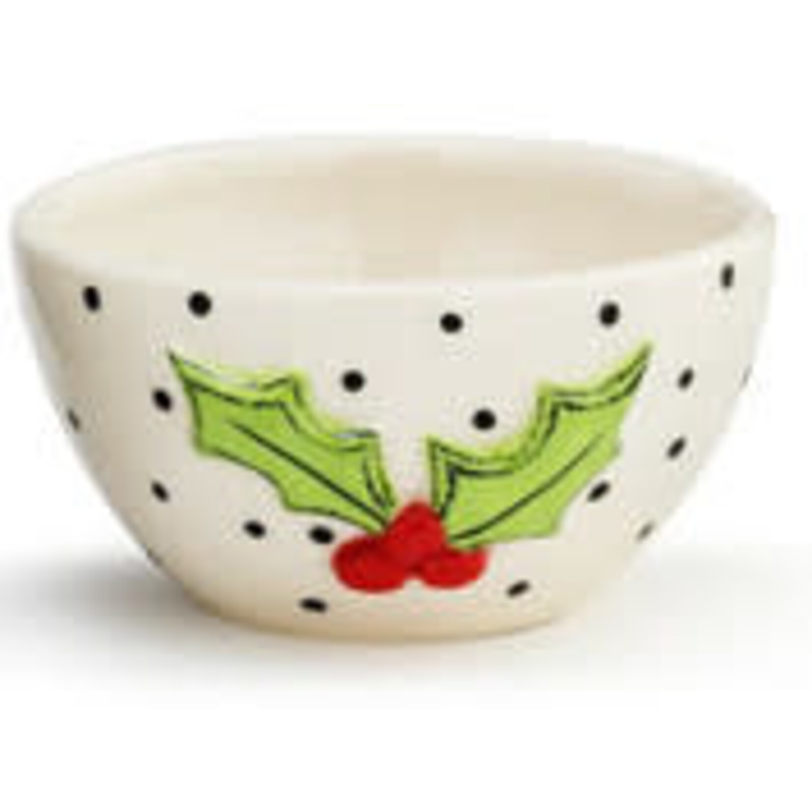 m. lynne designs christmas pattern dip bowl