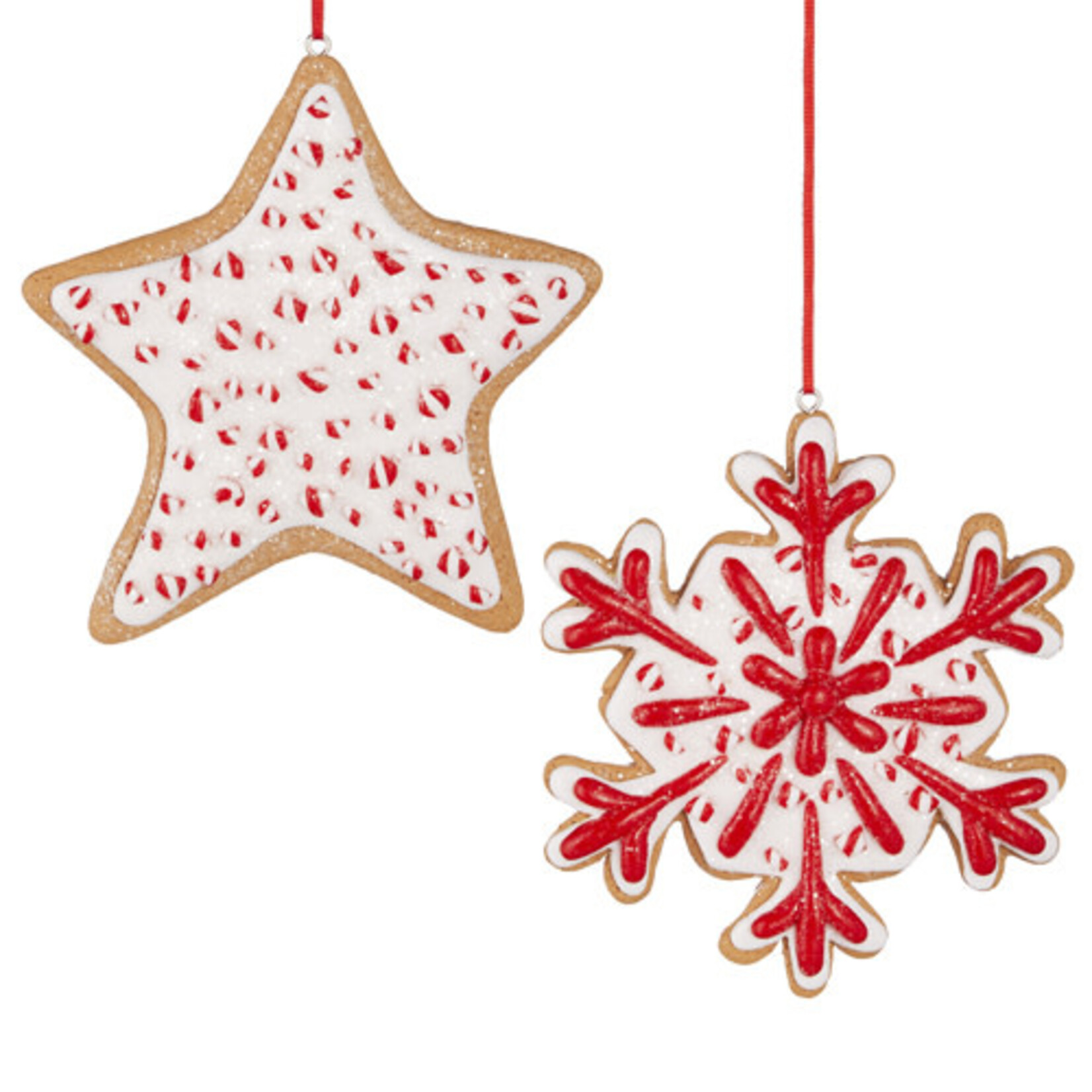 m. lynne designs star & snowflake cookie ornament