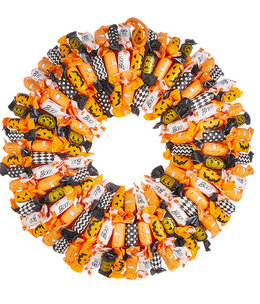 available at m. lynne designs halloween candy wreath