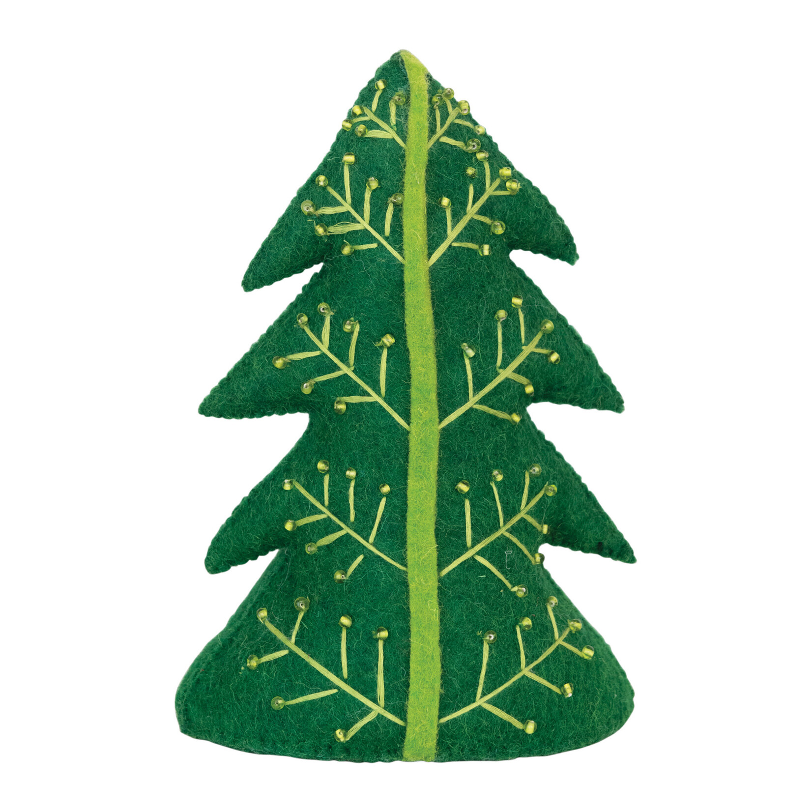 m. lynne designs green embroidery & applique tree