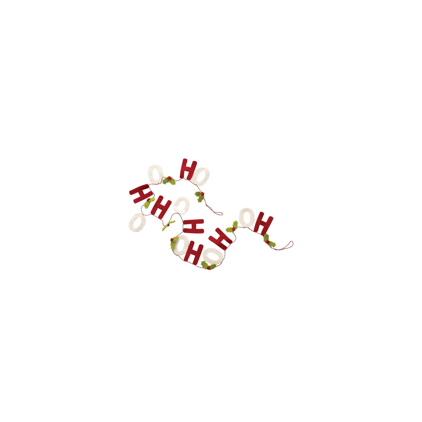 m. lynne designs ho ho ho garland