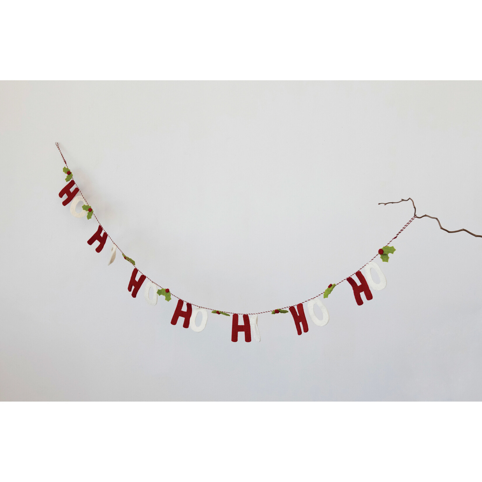 m. lynne designs ho ho ho garland