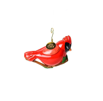happy everything Shaped Cardinal Ornament