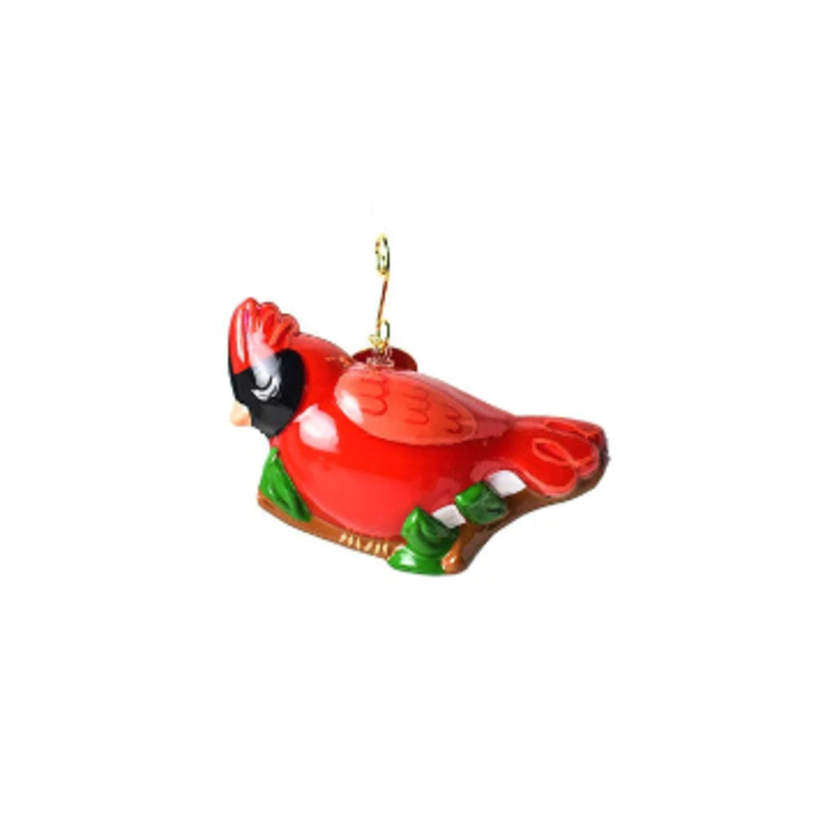 happy everything shaped cardinal ornament