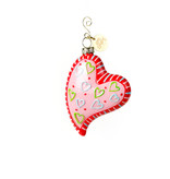 happy everything Heart Shaped Ornament