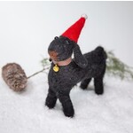 m. lynne designs felt lab with santa hat