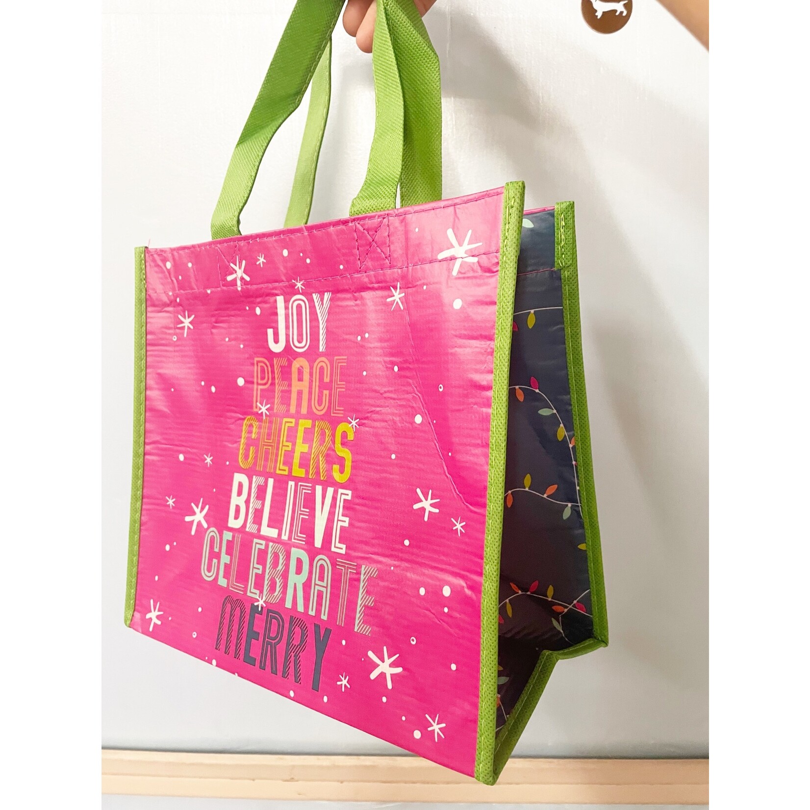 m. lynne designs boho bright holiday gift bags
