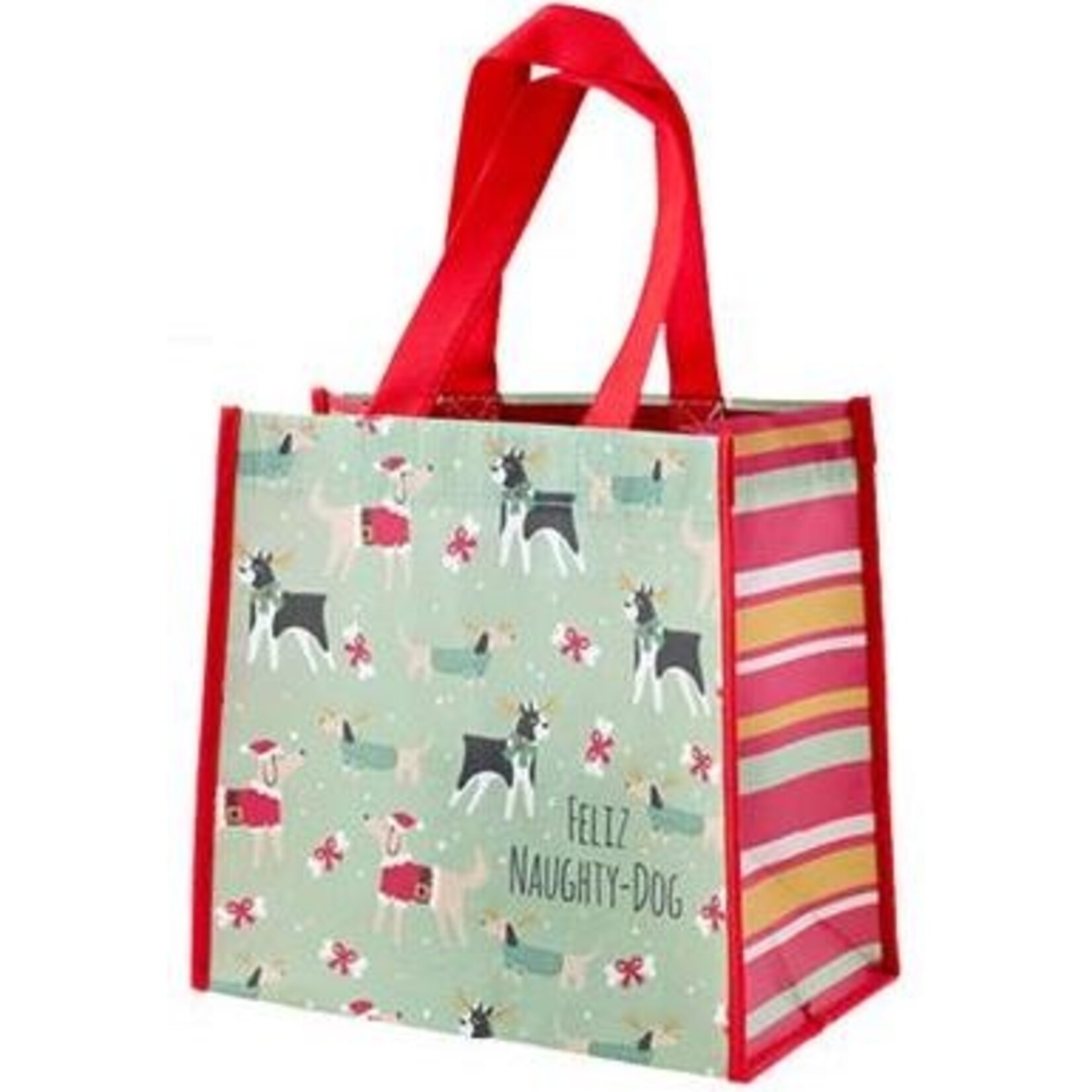 m. lynne designs holidaay dog gift bag