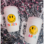 m. lynne designs all smiles sorority insulated mug