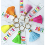 m. lynne designs sorority tassel key fob
