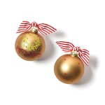 coton colors merry merry boxwood wreath glass ornament