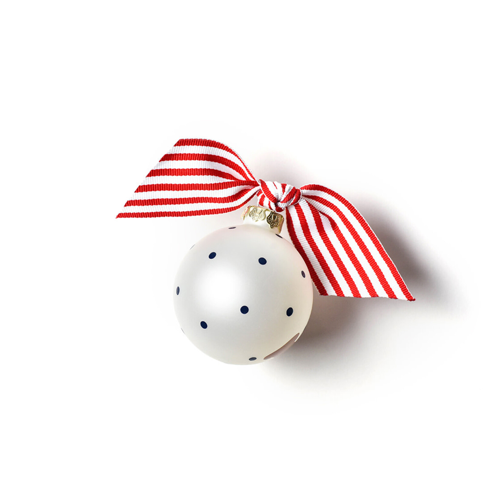 coton colors baseball and bat glass ornament