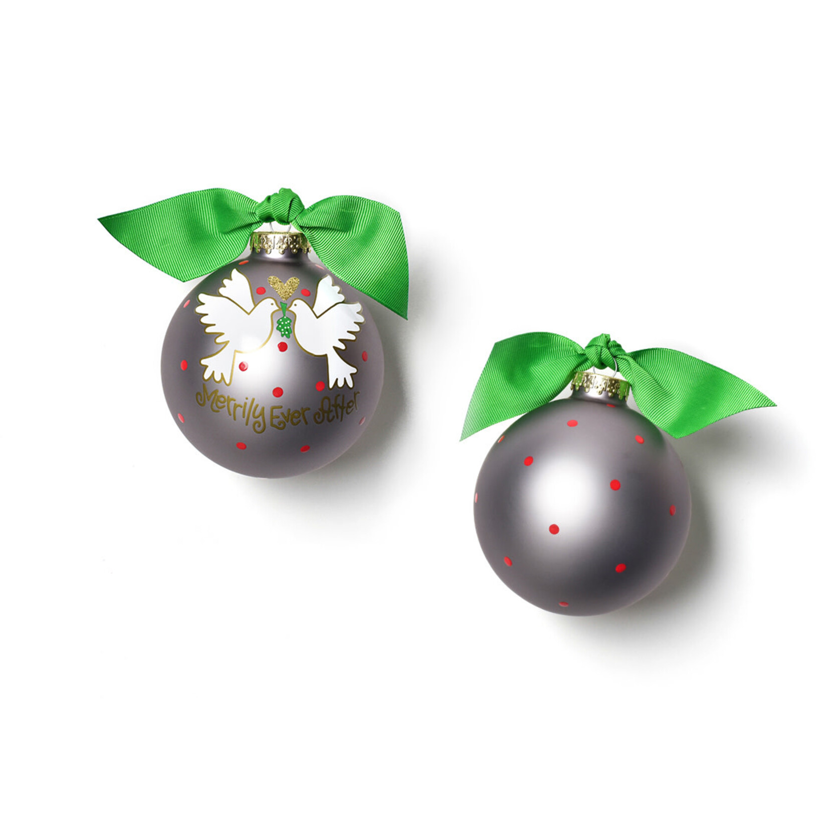 coton colors merrily ever after glass ornament