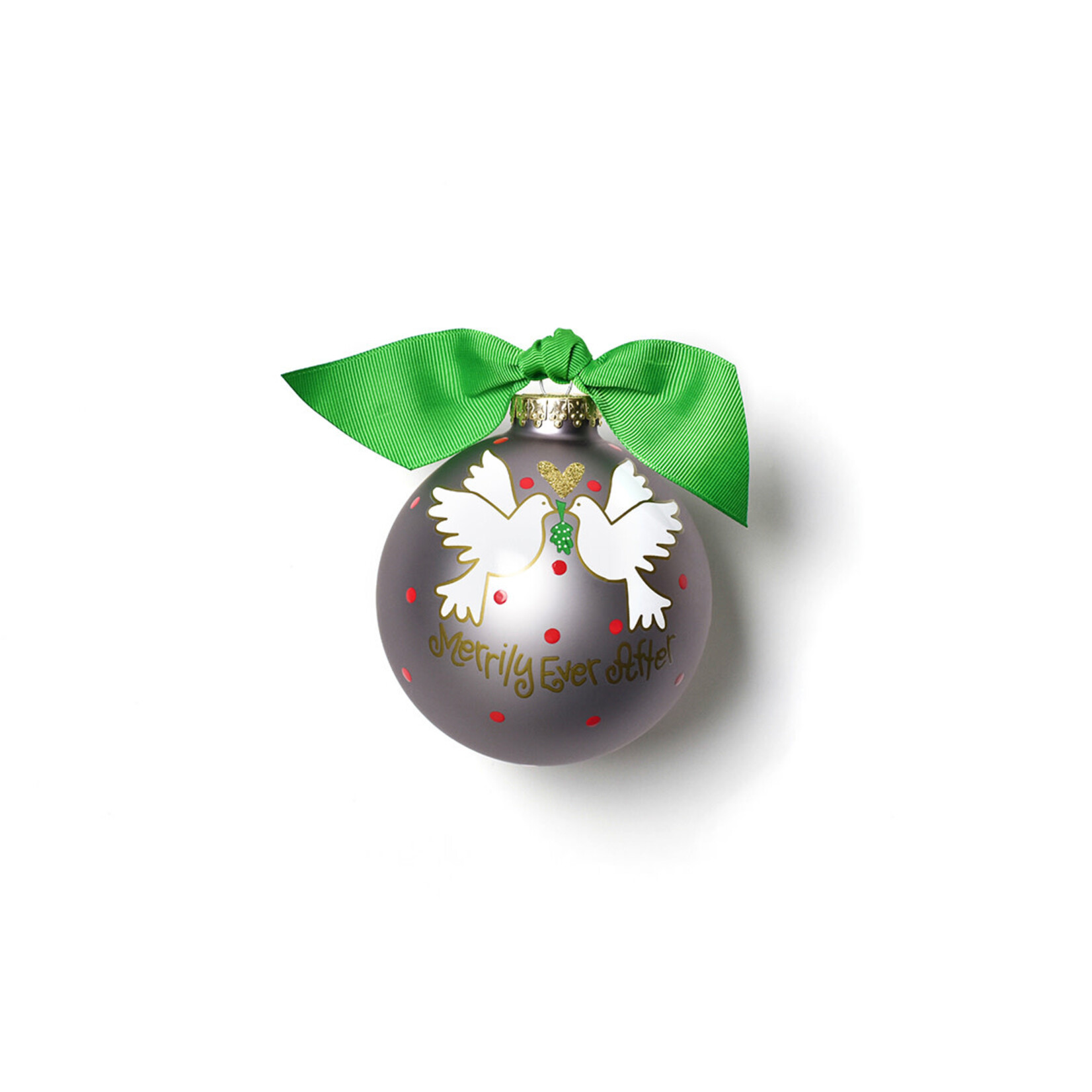 coton colors merrily ever after glass ornament