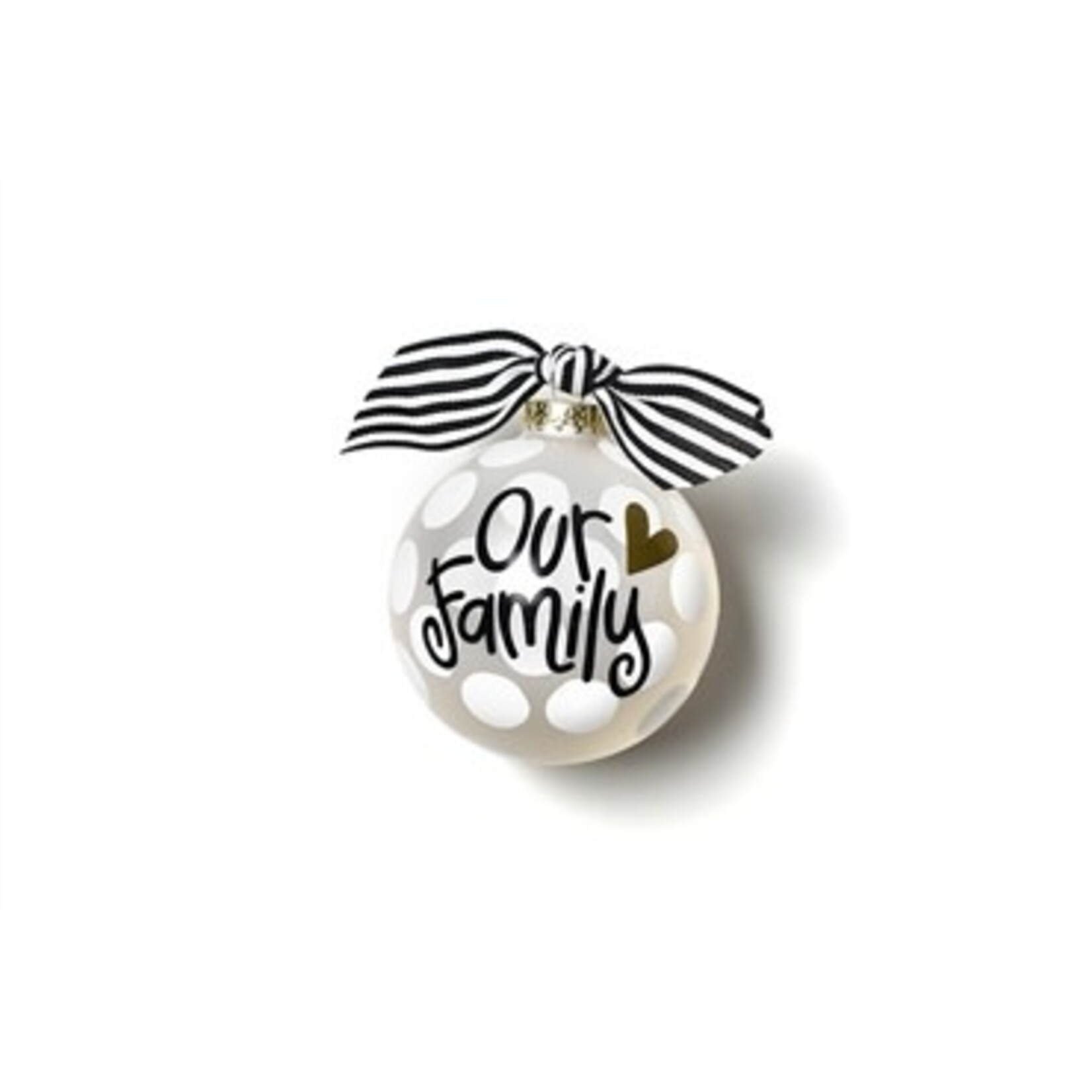 coton colors our family glass ornament